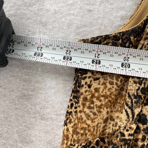 Animal Print Long Maxi Dress Womens‎ 24W Sleeveless - Picture 7 of 12